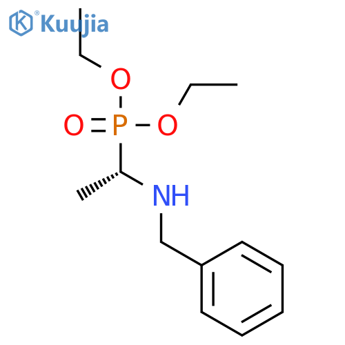 Phosphonic acid, [(1S)-1-[(phenylmethyl)amino]ethyl]-, diethyl ester structure
