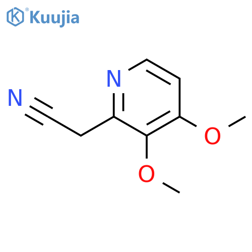 (3,4-DIMETHOXY-PYRIDIN-2-YL)-ACETONITRILE structure