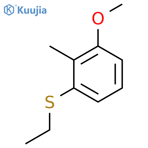 Benzene, 1-(ethylthio)-3-methoxy-2-methyl- structure