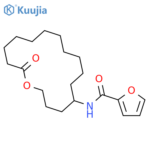 2-FURANCARBOXAMIDE, N-(16-OXOOXACYCLOHEXADEC-5-YL)- structure