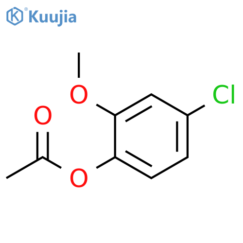 4-Chloro-2-methoxyphenyl acetate structure
