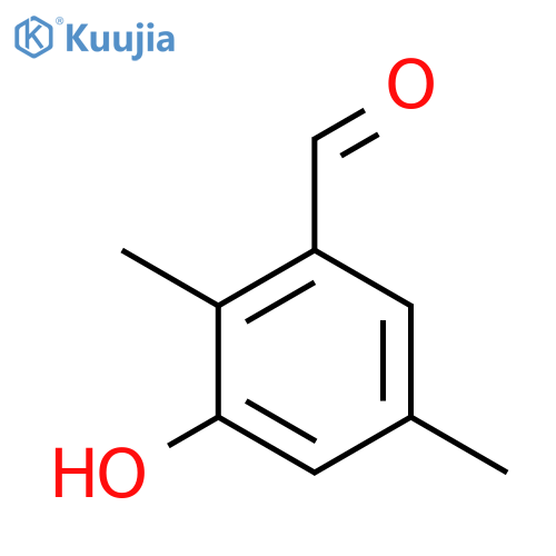 Benzaldehyde, 3-hydroxy-2,5-dimethyl- structure