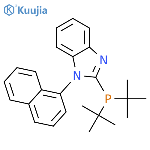 2-(Di-tert-butylphosphino)-1-(1-naphthyl)benzimidazole structure