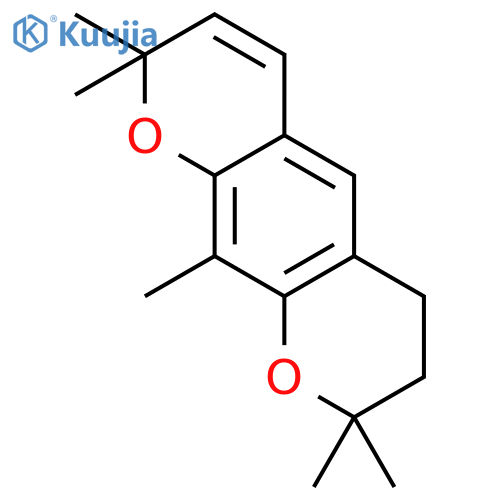 2H,6H-Benzo[1,2-b:5,4-b']dipyran, 7,8-dihydro-2,2,8,8,10-pentamethyl- structure