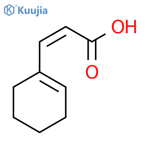 (Z)-3-(Cyclohex-1-en-1-yl)acrylic acid structure