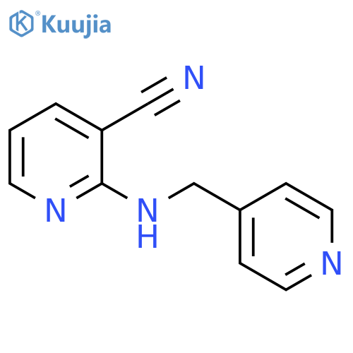2-(Pyridin-4-ylmethyl)aminonicotinonitrile structure