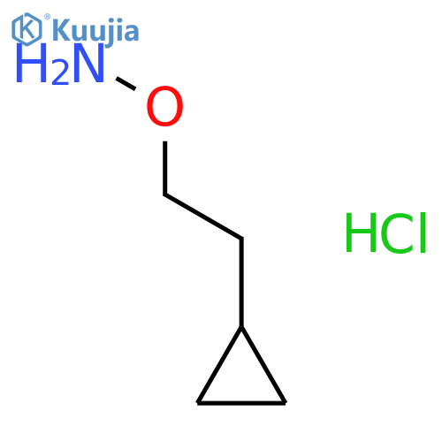 O-(2-cyclopropylethyl)hydroxylamine hydrochloride structure