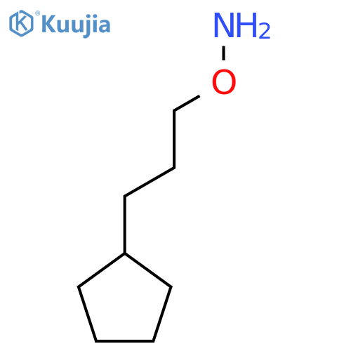 O-(3-cyclopentylpropyl)hydroxylamine structure