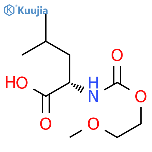 L-Leucine, N-[(2-methoxyethoxy)carbonyl]- structure