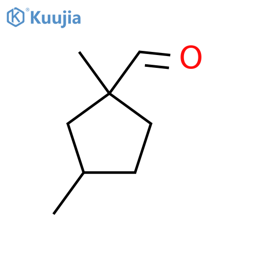 1,3-Dimethylcyclopentane-1-carbaldehyde structure