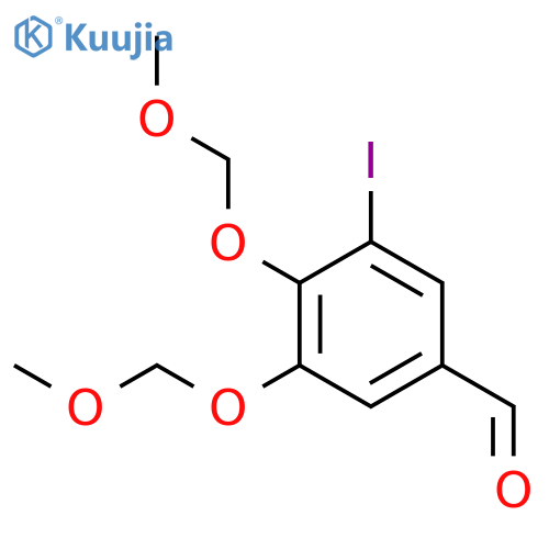 BENZALDEHYDE, 3-IODO-4,5-BIS(METHOXYMETHOXY)- structure