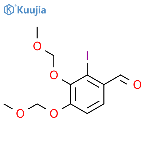 BENZALDEHYDE, 2-IODO-3,4-BIS(METHOXYMETHOXY)- structure