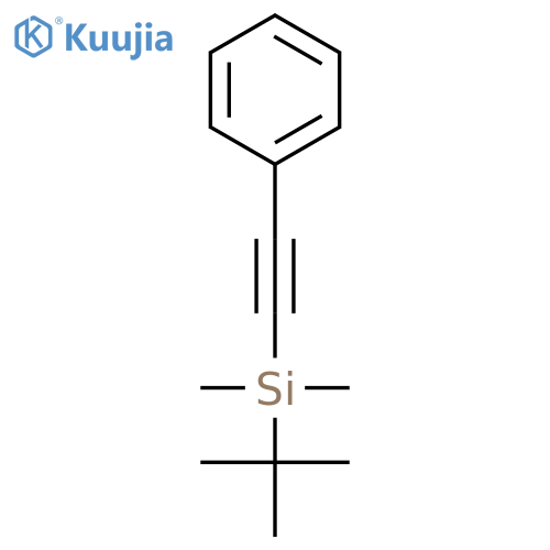 SILANE, (1,1-DIMETHYLETHYL)DIMETHYL(PHENYLETHYNYL)- structure