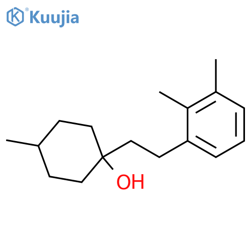 1-2-(2,3-Dimethylphenyl)ethyl-4-methyl-cyclohexanol structure