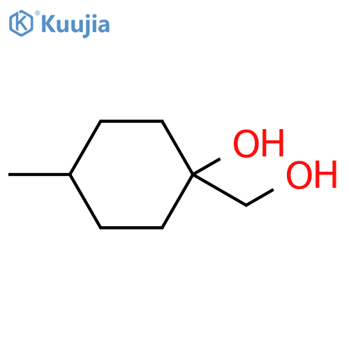 Cyclohexanemethanol, 1-hydroxy-4-methyl- structure