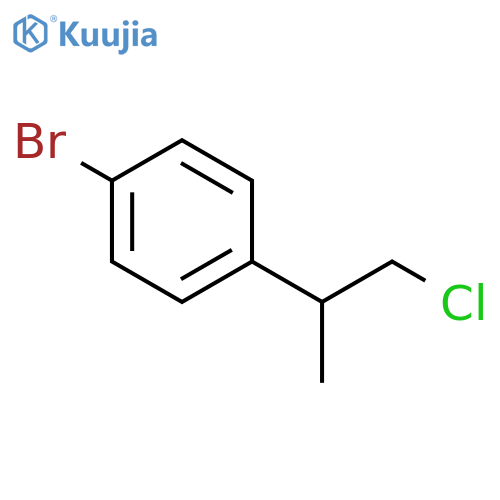 Benzene, 1-bromo-4-(2-chloro-1-methylethyl)- structure