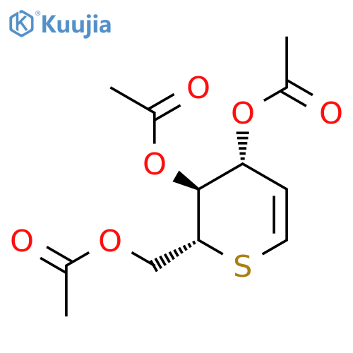 D-ARABINO-HEX-1-ENITOL, 1,2,5-TRIDEOXY-1,5-EPITHIO-, TRIACETATE structure