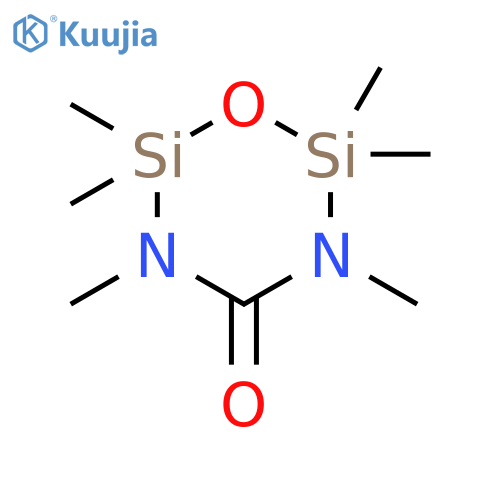 1-Oxa-3,5-diaza-2,6-disilacyclohexan-4-one, 2,2,3,5,6,6-hexamethyl- structure