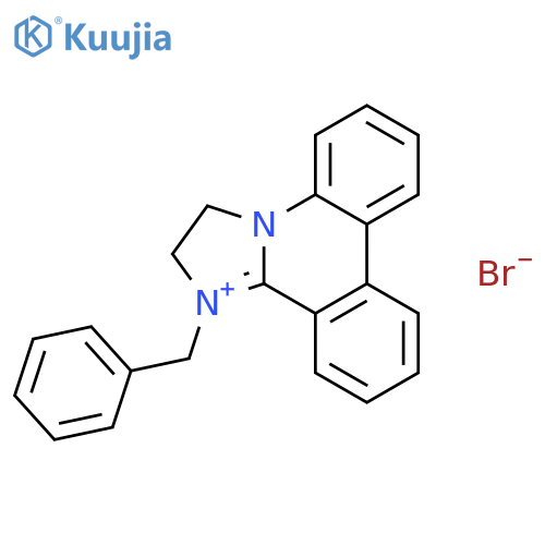 IMIDAZO[1,2-F]PHENANTHRIDINIUM, 2,3-DIHYDRO-1-(PHENYLMETHYL)-, BROMIDE structure