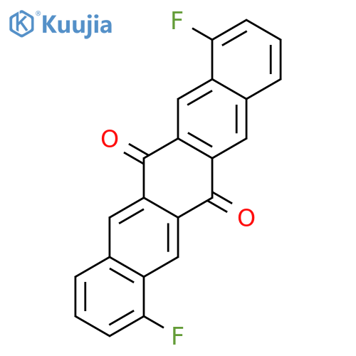 6,13-Pentacenedione, 1,8-difluoro- structure