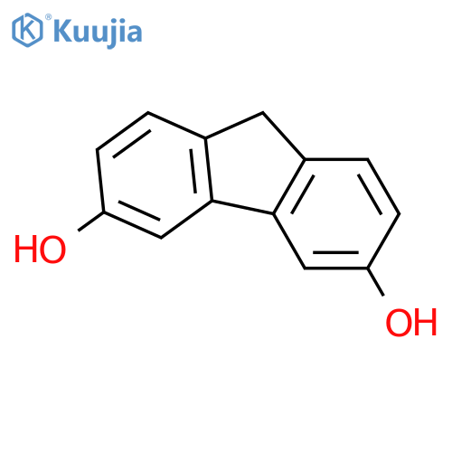 9H-FLUORENE-3,6-DIOL structure