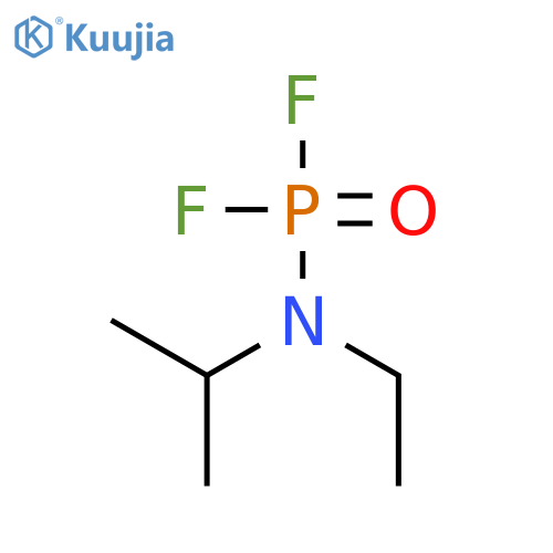 Phosphoramidic difluoride, ethyl(1-methylethyl)- structure
