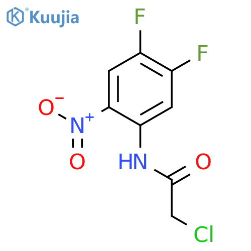 ACETAMIDE, 2-CHLORO-N-(4,5-DIFLUORO-2-NITROPHENYL)- structure