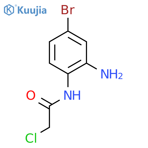 N-(2-Amino-4-bromophenyl)-2-chloroacetamide structure
