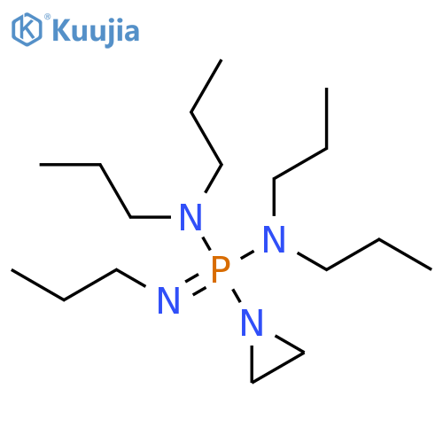 Phosphonimidic diamide, P-1-aziridinyl-N,N,N',N',N''-pentapropyl- structure