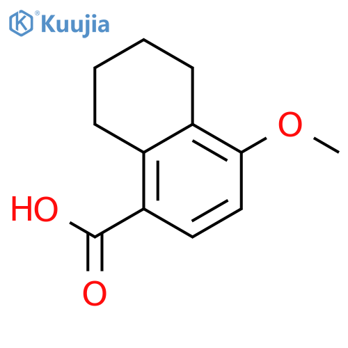 4-methoxy-5,6,7,8-tetrahydronaphthalene-1-carboxylic acid structure
