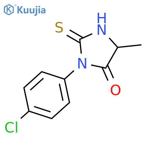 4-Imidazolidinone, 3-(4-chlorophenyl)-5-methyl-2-thioxo- structure