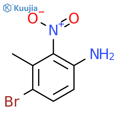 4-Bromo-3-methyl-2-nitroaniline structure