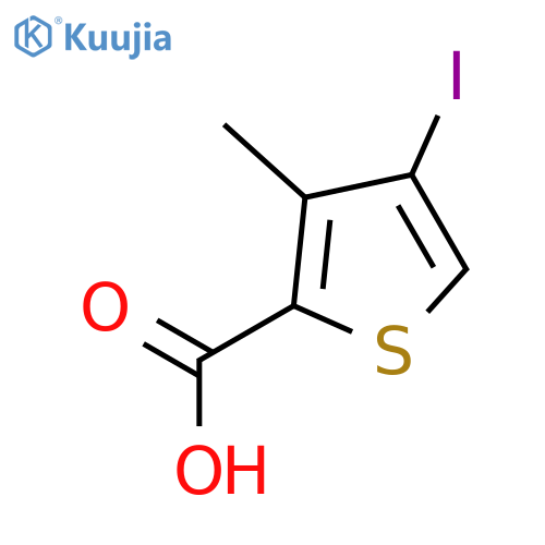 4-Iodo-3-methylthiophene-2-carboxylic acid structure