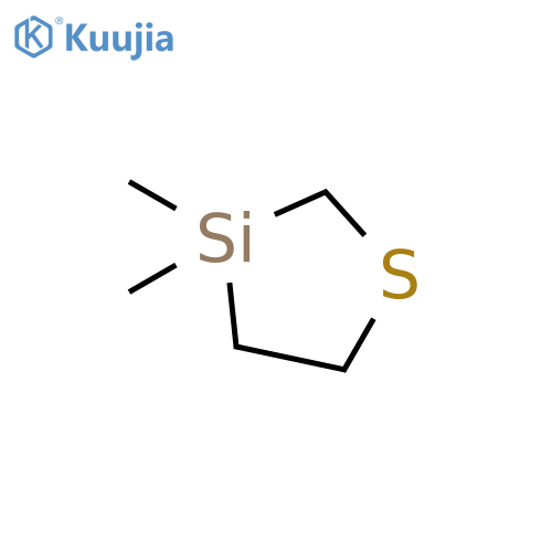 1-THIA-3-SILACYCLOPENTANE, 3,3-DIMETHYL- structure