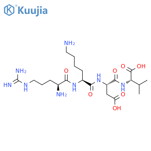 L-Valine,L-arginyl-L-lysyl-L-a-aspartyl- (9CI) structure