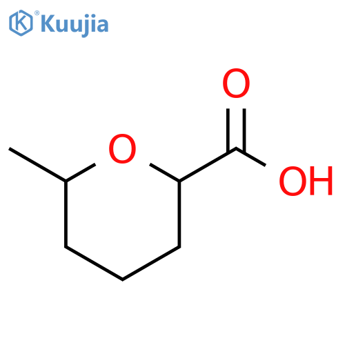 6-methyloxane-2-carboxylic acid structure