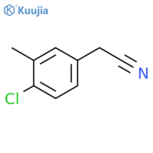 2-(4-chloro-3-methylphenyl)acetonitrile structure