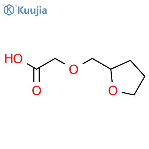 2-[(oxolan-2-yl)methoxy]acetic acid structure