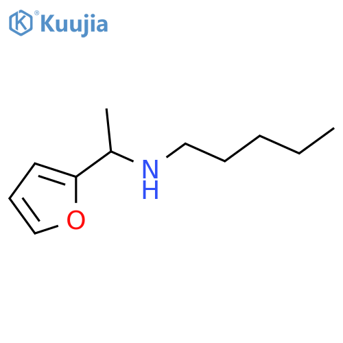 1-(furan-2-yl)ethyl(pentyl)amine structure