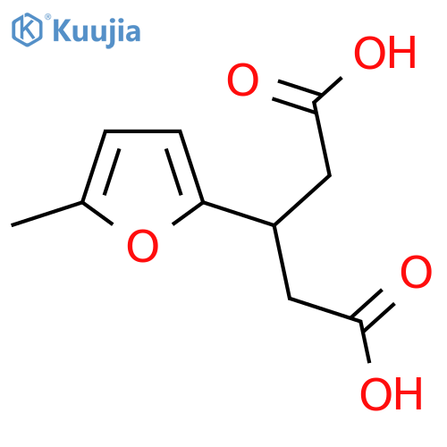 3-(5-methylfuran-2-yl)pentanedioic acid structure