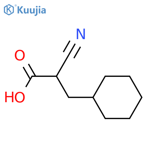 2-Cyano-3-cyclohexylpropanoicAcid structure