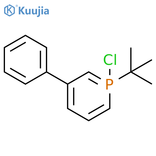 Phosphorin, 1-chloro-1-(1,1-dimethylethyl)-1,1-dihydro-3-phenyl- (9CI) structure