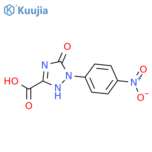 1H-1,2,4-Triazole-3-carboxylicacid, 2,5-dihydro-1-(4-nitrophenyl)-5-oxo- structure