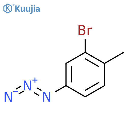 4-azido-2-bromo-1-methylbenzene structure