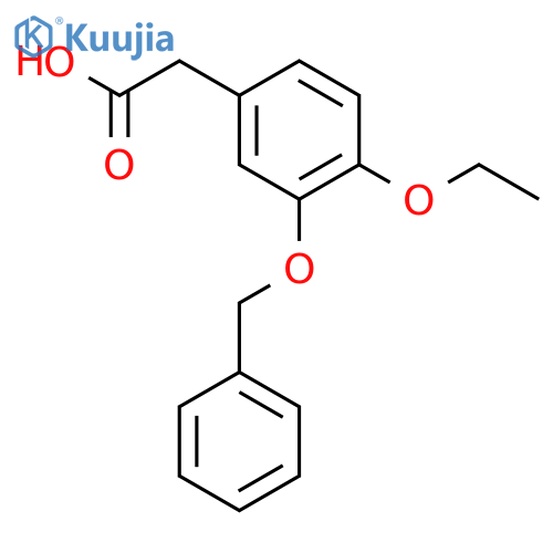 2-[3-(Benzyloxy)-4-ethoxyphenyl]acetic Acid structure