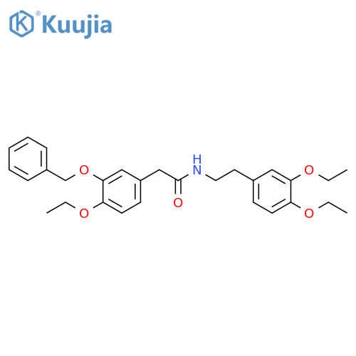N-[2-(3,4-Diethoxyphenyl)ethyl]-4-ethoxy-3-(phenylmethoxy)benzeneacetamide structure