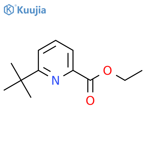 Ethyl 6-(tert-butyl)picolinate structure