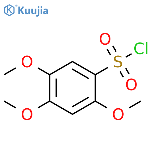 2,4,5-Trimethoxybenzenesulfonyl chloride structure