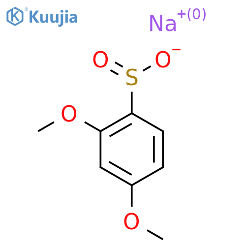 Sodium 2,4-dimethoxybenzene-1-sulfinate structure