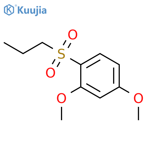 Benzene, 2,4-dimethoxy-1-(propylsulfonyl)- structure